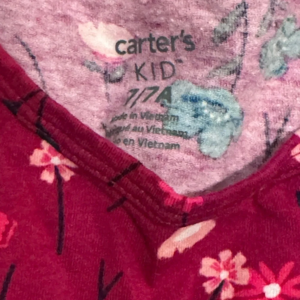 5 for $25 SALE 🎉 Carter's Floral Dress with Pink and Blue Accents